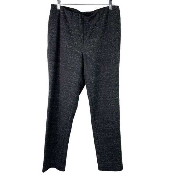 J. Jill Pants - J Jill Ponte Slim Leg Pants Gray Heather M Pull On Basic Casual Capsule Stretch